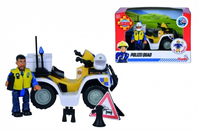 quad motor figura szett - sam a tűzoltó