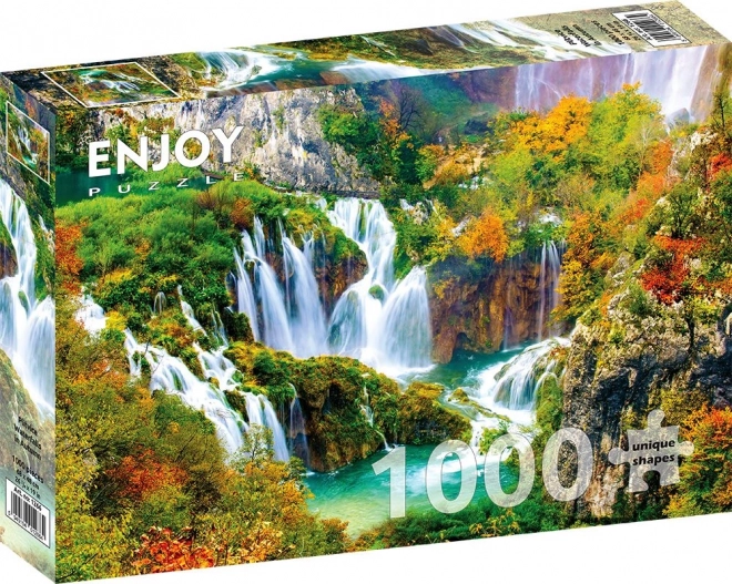 Plitvicei őszi vízesés 1000 darabos puzzle