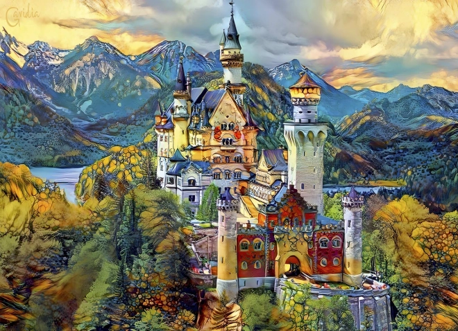 Neuschwanstein puzzle 1000 darabos