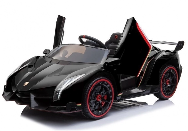 Lamborghini Veneno  gyerek akkumulátoros autó fekete