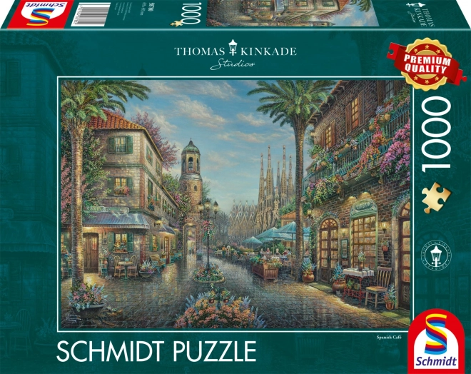 Spanyol kávézó puzzle 1000 darabos készlet