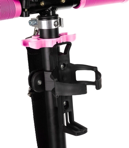 Összecsukható városi roller nagy kerekekkel (200 mm) gyerekeknek – rózsaszín