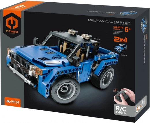 építőkészlet RC terepjáró autó 2 az 1-ben iM.Master 2,4 GHz, 353 alkatrész
