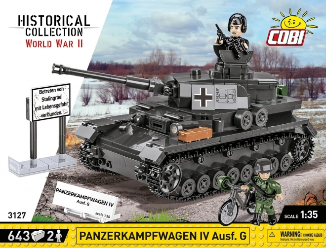 Panzerkampfwagen IV Ausf. G építőkocka készlet