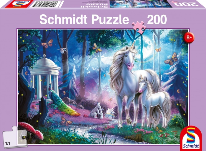 Puzzle Egyszarvúk 200 darab SCHMIDT