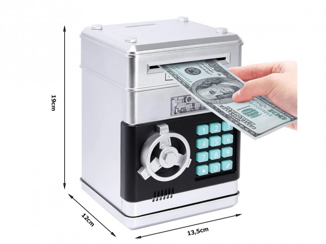 Játékbank széf pénztárca kóddal
