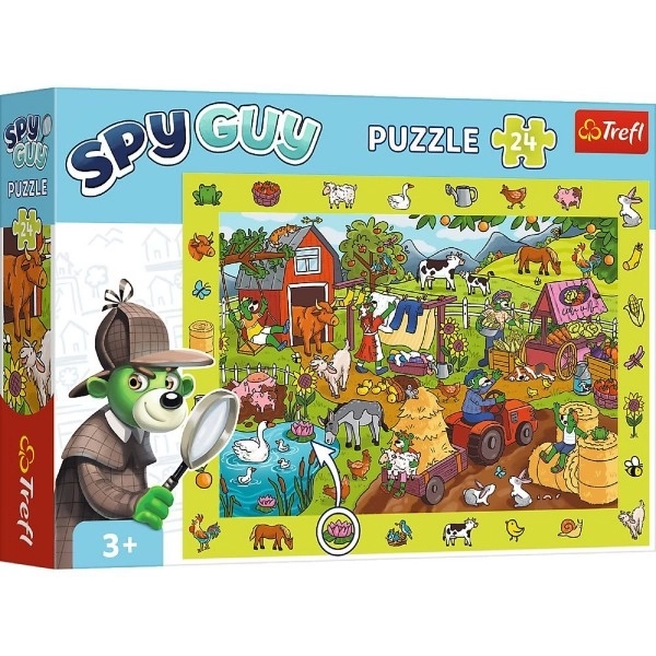 Spy Guy megfigyelő puzzle - Farm 24 darabos