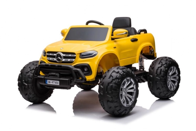 Akkumulátoros Mercedes 4x4 Aranysárga