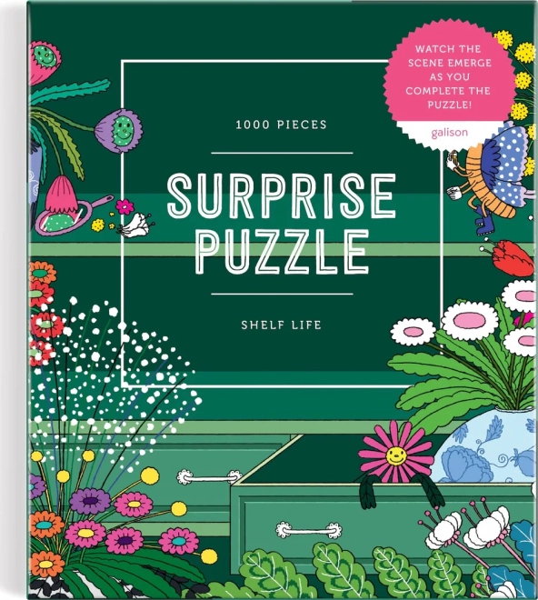 GALISON Meglepetés puzzle - Élet a polcon 1000 darab