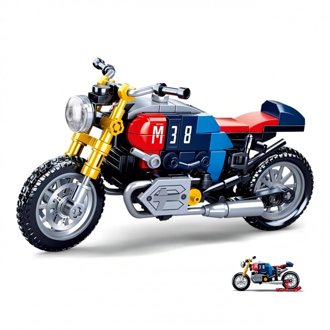 Cafe Racer Motor LEGO kompatibilis Építőkocka - Sluban