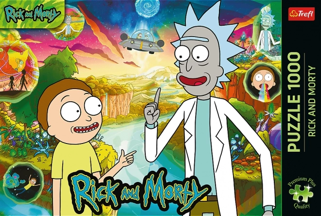 Trefl Puzzle 1000 darabos Rick és Morty