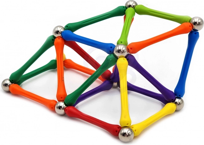 Mágneses építőelemek Woopie Kreatív puzzle 180 db