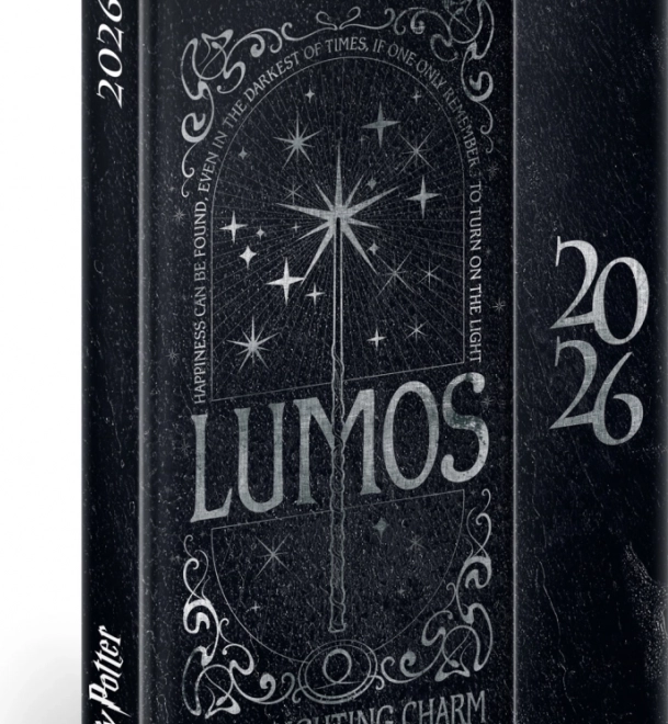 Heti mágneses napló Harry Potter Lumos 2026, 11 x 16 cm