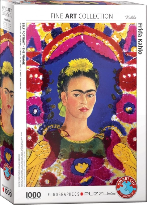 Eurographics Frida Kahlo portré puzzle keretben 1000 darab