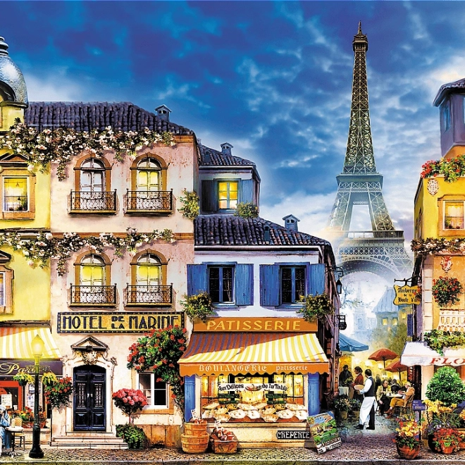 Fa puzzle TREFL Francia utca 1000 darab