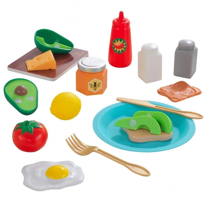 Kidkraft create & cook: avokádós pirítós játékkészlet