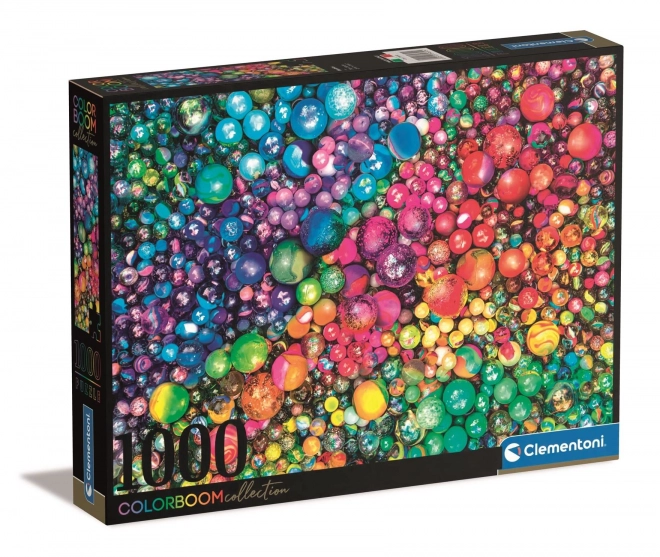 Clementoni Puzzle Színkavalkád: Gyönyörű golyók 1000 darabos