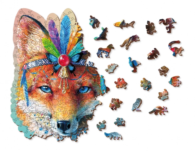 Mystikus Róka Fa Puzzle 250 darab