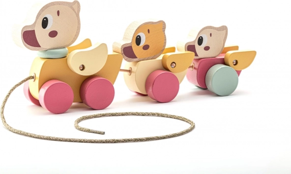 Cubika pasztell húzható kutya zsinóron