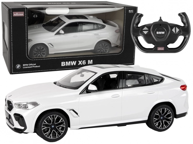 R/C autó Bmw X6 M 1:14 méretarányban - fehér