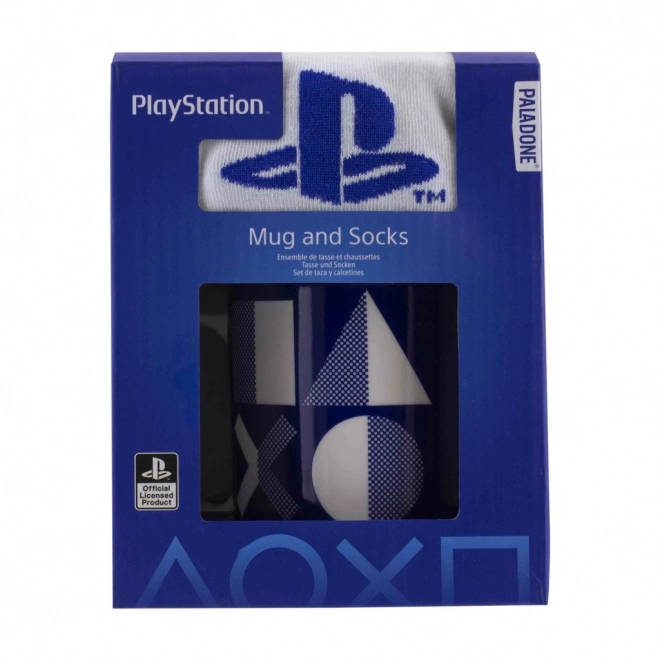 Playstation szett: bögre és zokni