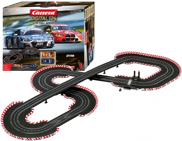 Carrera Digital 124 DTM Full Speed 9,3 m autóversenypálya
