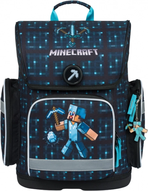BAAGL Ergo Minecraft Blue Axe iskolatáska
