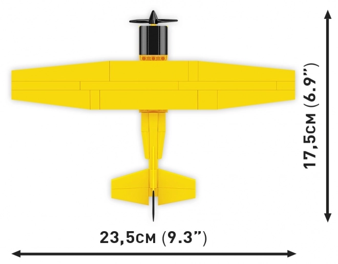 Cessna 172 Skyhawk építőkészlet sárga