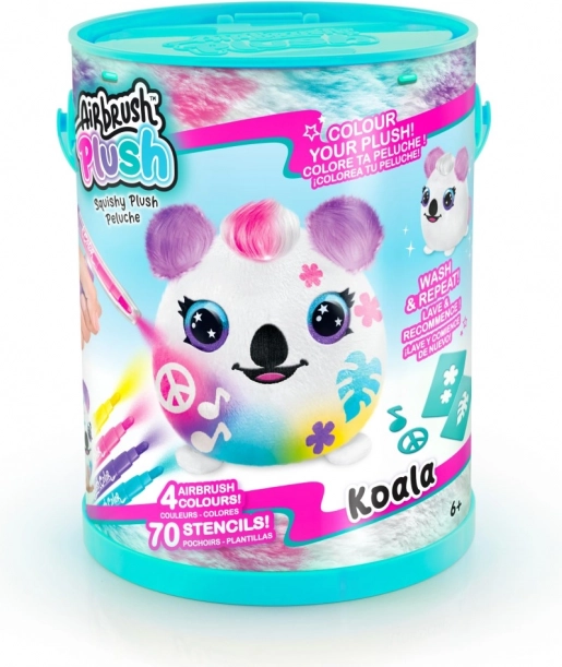 Airbrush kreatív készlet Squish Pals Paint Can