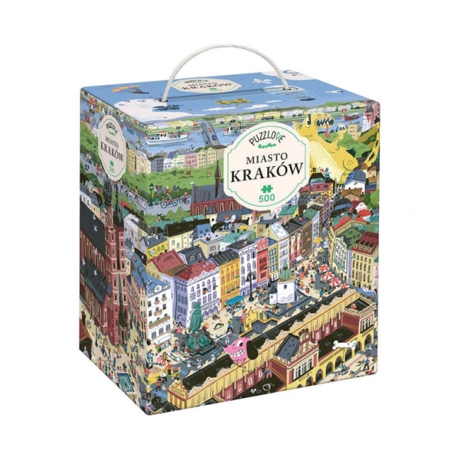 Puzzlove krakkói város puzzle 500 darabos