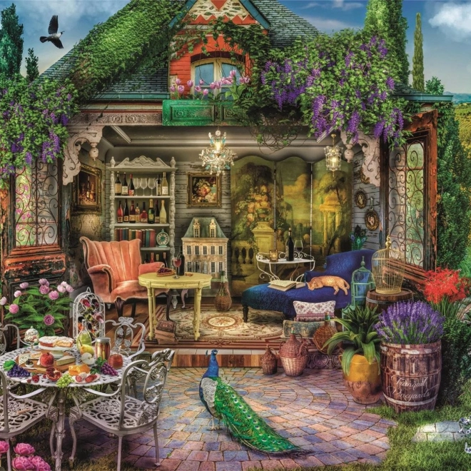 Puzzle menedékhely a szőlőtőkék között 1000 darab
