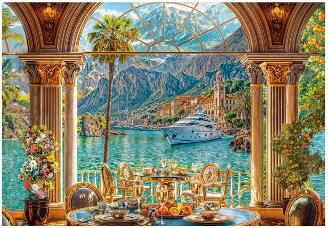 Puzzle Mediterrán desszert 1500 darab CASTORLAND