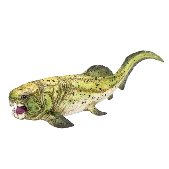 Ősi tengeri szörny Dunkleosteus figura