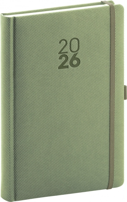 Dennapi Nádiár Diamante 2026 Olajzöld 15 x 21 cm