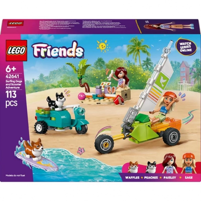 Lego Friends Kaland Szörfös Kutyákkal És Robogóval