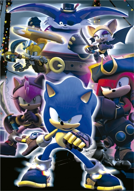 Sötétben világító Sonic Prime puzzle 300 darabos