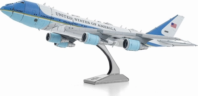 Fém föld 3D puzzle Air Force One