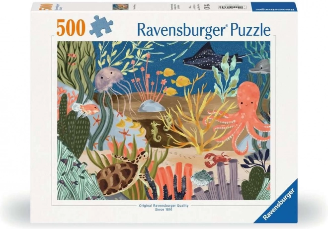 Puzzle Ocean Whimsy 500 darabos Ravensburger