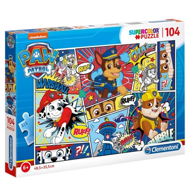 Paw Patrol 104 darabos puzzle gyerekeknek