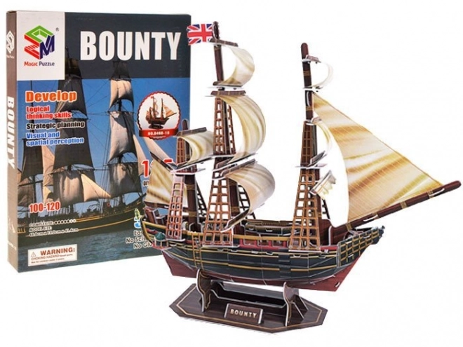 3D puzzle Bounty hajó 125 elemes