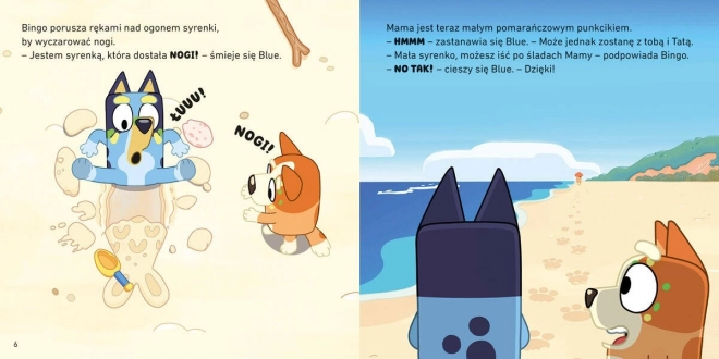 Bluey könyv - Tengerparti móka