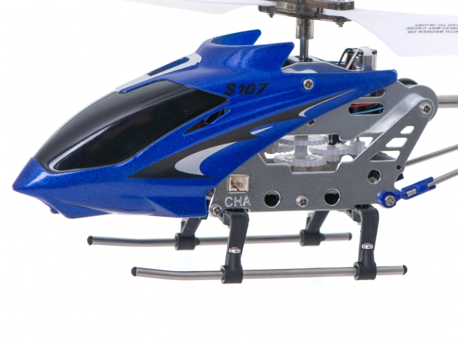 Rc távirányítós helikopter szymma s107g kék