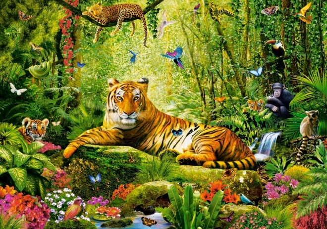 Puzzle 500 darabból: Őfelsége, a Tigris
