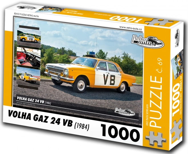 RETRO-AUTÓ Puzzle sz. 69 Volga GAZ 24 VB (1984) 1000 darab