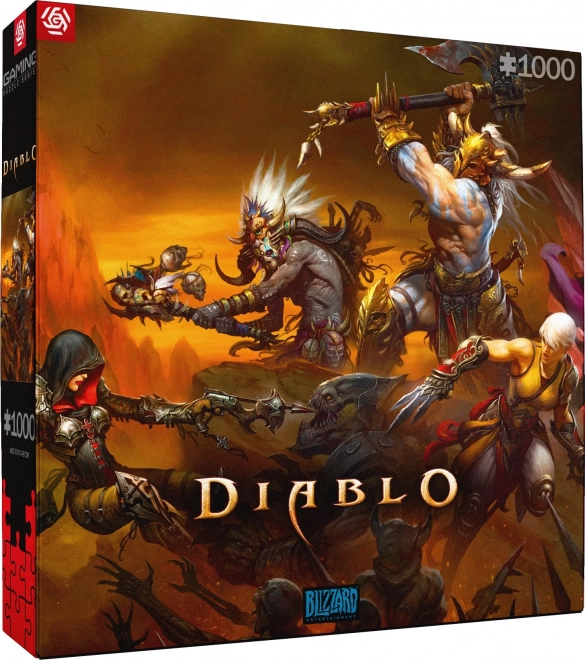 Diablo Hősök Csatája puzzle 1000 darabos