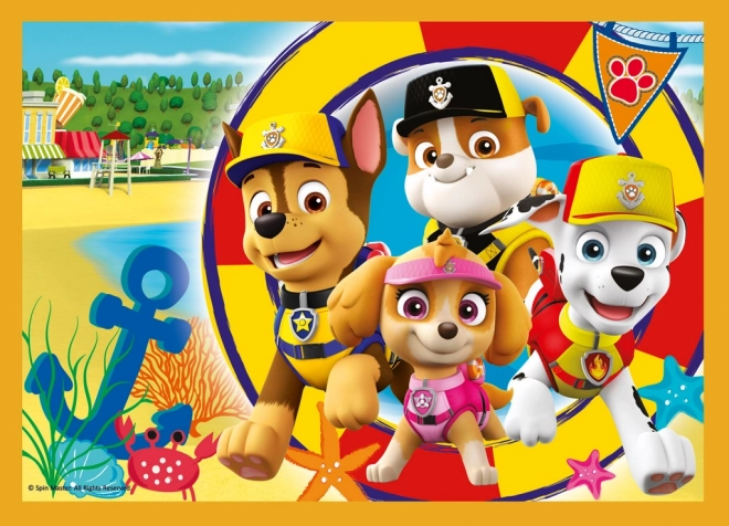 Nyaralás PAW Patrol 4 az 1-ben kirakós játék