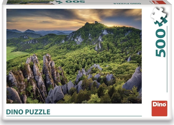 Dino puzzle Súlov skálák 500 darabos