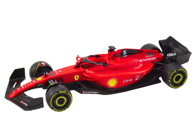 Zdalnie sterowana Ferrari F1-75 piros versenyautó 1:18