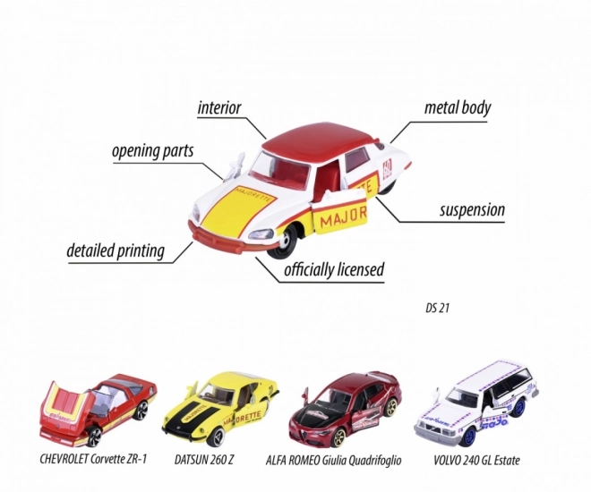 Majorette 60 éves jubileumi játékautó szett