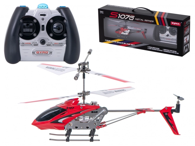 Rc távirányítós helikopter szymma s107g kék